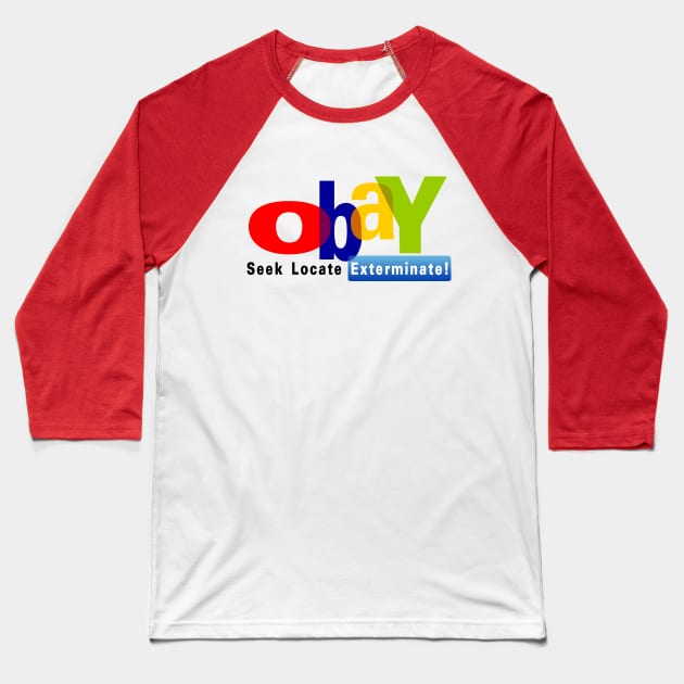 Obay Baseball T-Shirt by tone